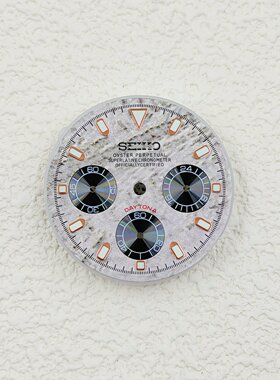 新款迪通拿表盘29.5MM三眼陨石盘