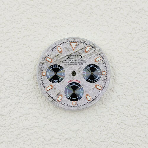 新款迪通拿表盘29.5MM三眼陨石盘