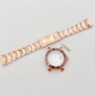 40MM全枚游艇表壳可微调表带+圈套装蓝宝石玻璃适装NH34/NH35机芯