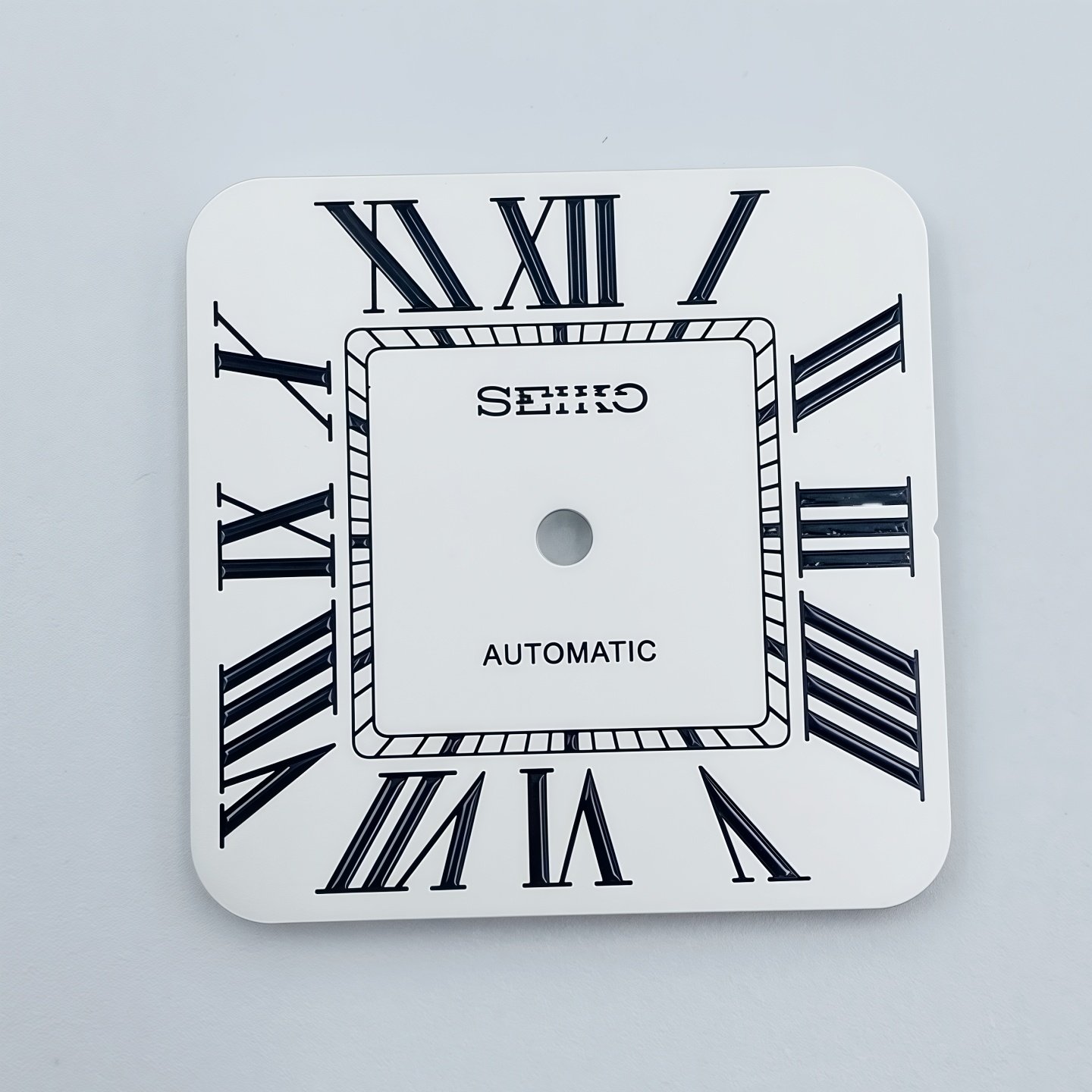 thumbnail for Watch Modification Accessories 27mm Square Dial Without Luminous Sunburst Pattern Suitable for Nh35/Nh36 Movement