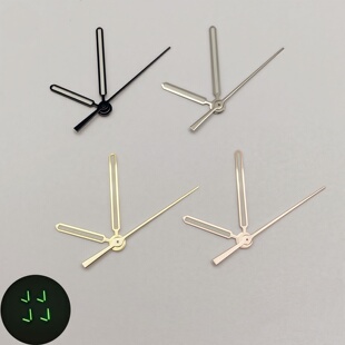 手表改装配件NH35表针橡树三针款指针强绿夜光适配NH35/NH36机芯