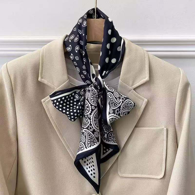 秋冬新款腰果花丝巾气质长条飘带高级感搭西装衬衫系脖小领巾丝巾,服饰配件/皮带/帽子/围巾,围巾/丝巾/披肩,淘宝优惠券,粉丝福利购,淘宝优惠卷