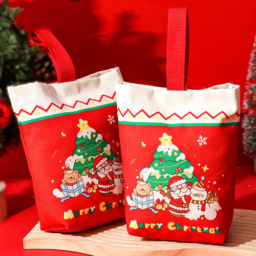 圣诞苹果袋平安果礼品袋圣诞节高