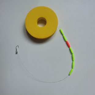 朝天钩线组传统钓6+1浮漂45度金海夕朝天钩绑好成品斑点鱼线带钩