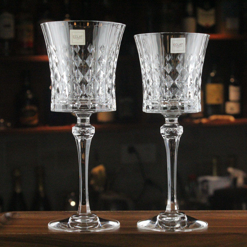 法国进口CDA弓箭 水晶玻璃高脚杯 鸡尾酒杯 雕刻水晶杯 红酒杯