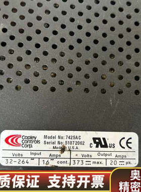 Copley Controls 7425AC 驱动器，输入电.询价