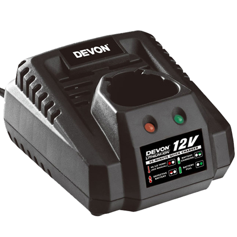 DEVON大有10.8V/12V电动工具通用5262/5241锂电池快速充电器5307