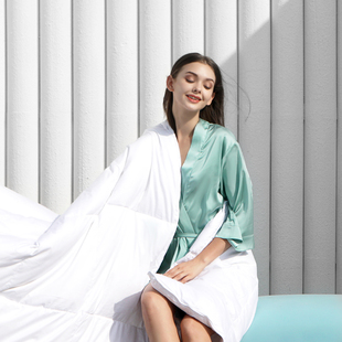 星级酒店羽绒被家用秋冬床上被95鸭绒双人被子透气明子德厂家直销