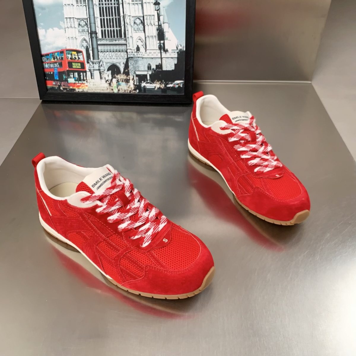 真皮网面透气德训鞋女2026春季新款百搭时尚休闲运动鞋平底阿甘鞋,女鞋,德训鞋,淘宝优惠券,粉丝福利购,淘宝优惠卷