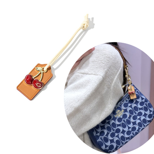 适用蔻驰麻将包丹宁蓝包包延长链包带加长腋下包樱桃包饰品挂件潮