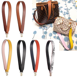 蛇纹双面牛皮包带宽肩带斜挎包替换包带托特包老花肩带包包配件潮