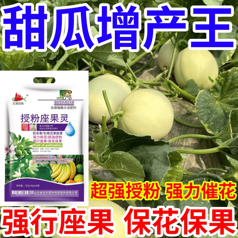 甜瓜增产王促花催花超强授粉强力座果保花保果靓果防落防裂叶面肥