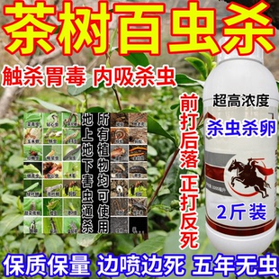 茶树百虫杀上地下害虫通杀果树蔬菜花卉内吸杀虫一喷死农药杀虫剂
