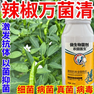 辣椒万菌清炭疽病轮斑病叶枯病叶斑疫病果蔬花卉水稻死苗烂根猝倒