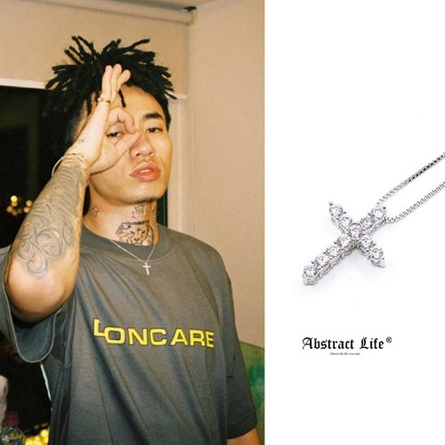 马思唯项链海尔兄弟十字架