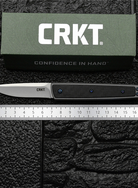 CRKT7190无锁折叠刀高硬度锋利水果刀家用工具刀瓜果刀口袋刀折刀