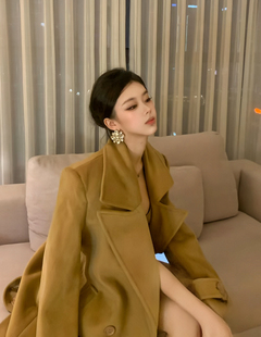 四月蔷薇气质设计师款超闪大水晶花朵女轻奢小众感耳钉耳夹