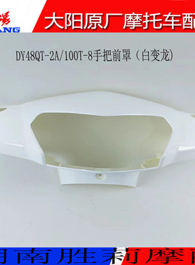 大阳原厂配件跑跑2代DY48QT-2A/100T-8灯箱手把前罩大灯罩仪表壳