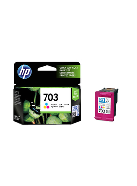 原装惠普703墨盒 HP703 K109A K209A 惠普打印机墨水盒 黑色 彩色