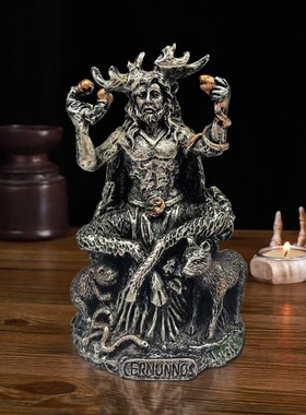 新款凯尔特人动物之神法师鹿角树