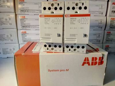 全新原装正品ABB ESB系列建筑用接触器 ESB24-22; 230/415V 60Hz