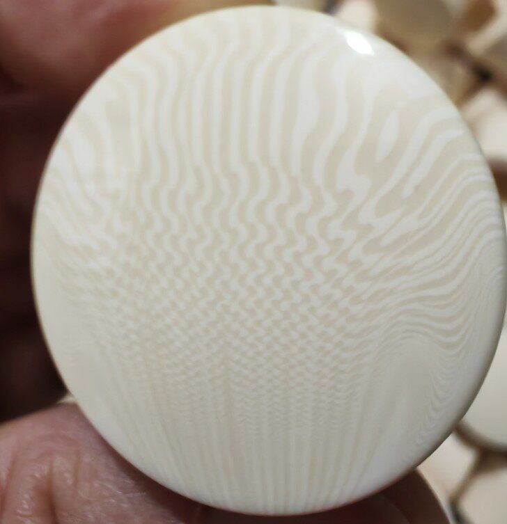 仿象牙材料波浪纹仿骨棒材料仿牙料虫盖料葫芦盖材料竹蛉口盖料