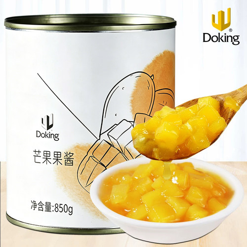 盾皇芒果丁罐头芒果颗粒果酱商用
