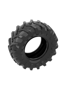 兼容69912小颗粒积木 81x35mm越野轮胎可搭56908 41896轮毂玩具