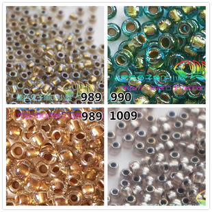 990 989 1009 刺绣材料日本进口TOHO米珠2mm染芯金属262 串珠法式
