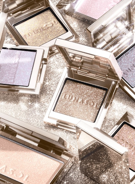 7.4发售 日本lunasol日月晶采单色眼影10高光腮红秋季限定新品