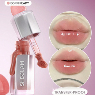 日本采购sheglam银管唇蜜 唇彩镜面水光细闪唇釉嘟嘟唇3.4ml