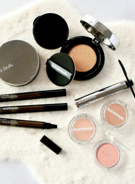 日本NAMING腮红niese05/03遮瑕笔高光毛绒睫毛膏气垫日本彩妆系列
