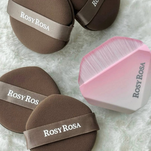 日本RosyRosa巧克力粉扑面部刷