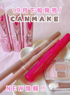 9.30发售 日本canmake井田 秋季新品限定卧蚕遮瑕笔卧蚕盘N02