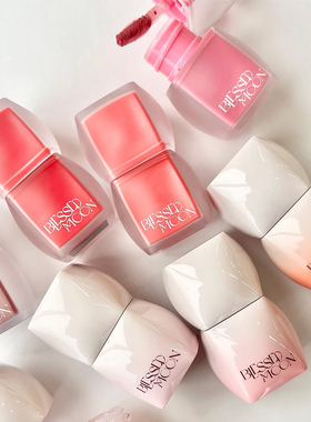 日本采购blessedmoon唇釉 雾面口红水润液体腮红提升气色修饰轮廓