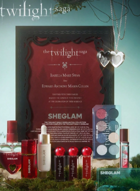 日本采购sheglam暮光之城The Twilight Saga联名彩妆眼影唇釉高光