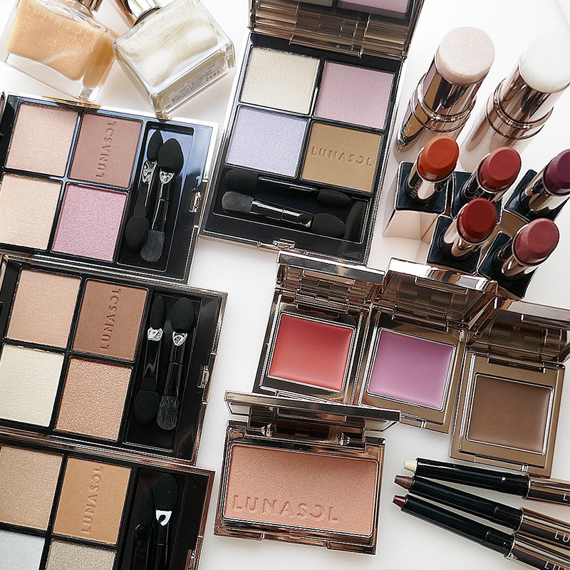 1.24发售 日本日月晶采lunsaol眼影 2025限定彩妆 口红唇膏