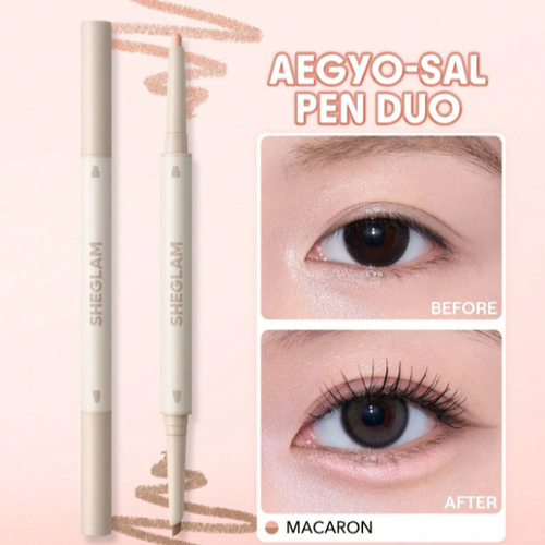 日本采购sheglam双头卧蚕泪袋笔