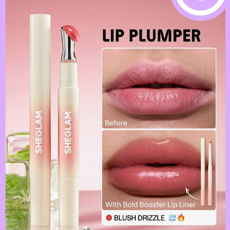 sheglam唇蜜toffee kiss冰感丰唇口红嘟嘟唇金属头玻尿酸唇釉1.5g