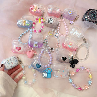 DIY玉桂狗适用索尼LinkBuds S蓝牙耳机保护套索尼s透明软壳防摔