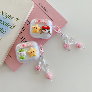 可爱红帽女孩适用OPPO Enco Air4新声版蓝牙耳机套encoair4新声版