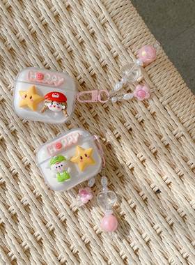 可爱立体红帽女孩适用OPPO Enco R3 Pro蓝牙耳机保护套encor3Pro