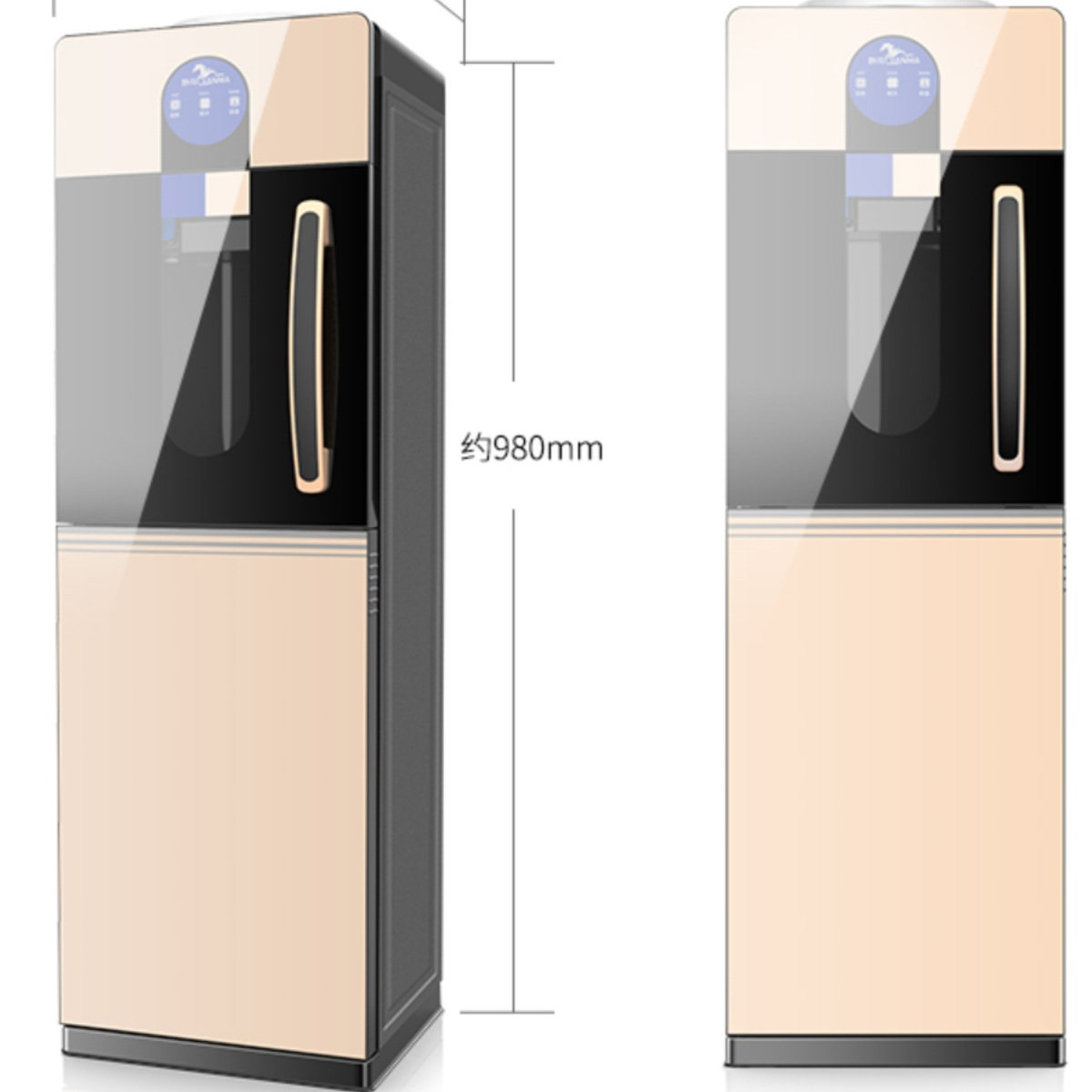 黔玛小型立式饮水机冰温热家用工厂电热烧水机防干烧桶装水办公室