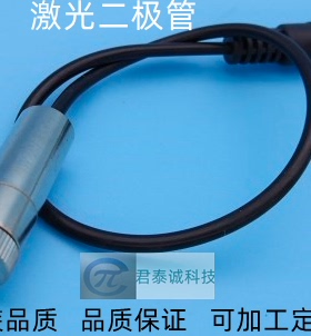 DC插头红色激光模组 点状一字十字线状650nm 5-100mW 直径12mm