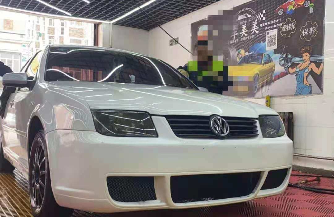 适用于02-06款宝来r款大包围改装件老宝来大小包围前后杠侧裙改装