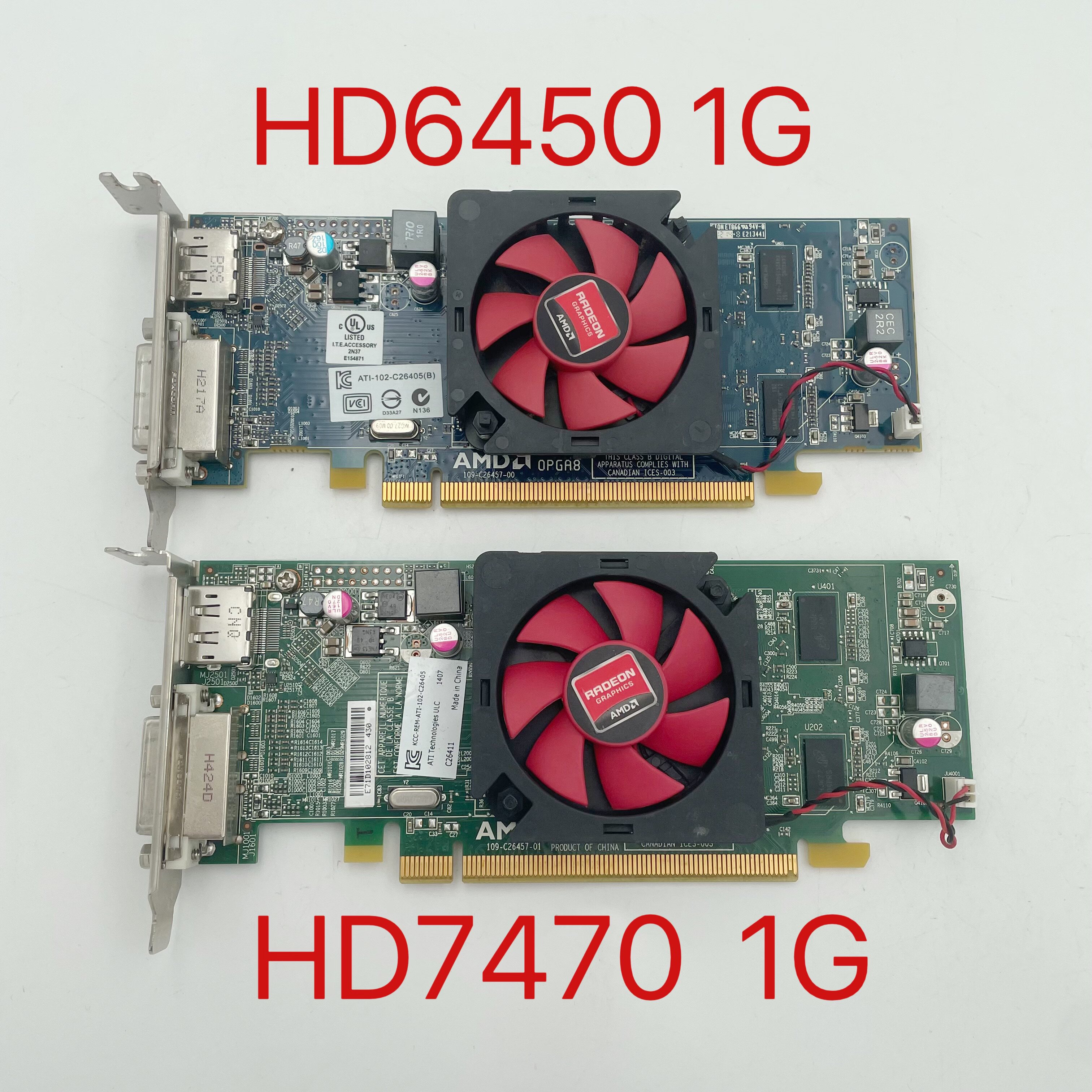 戴尔DELL 1G刀卡显卡 DP 2K HD6450  HD7470