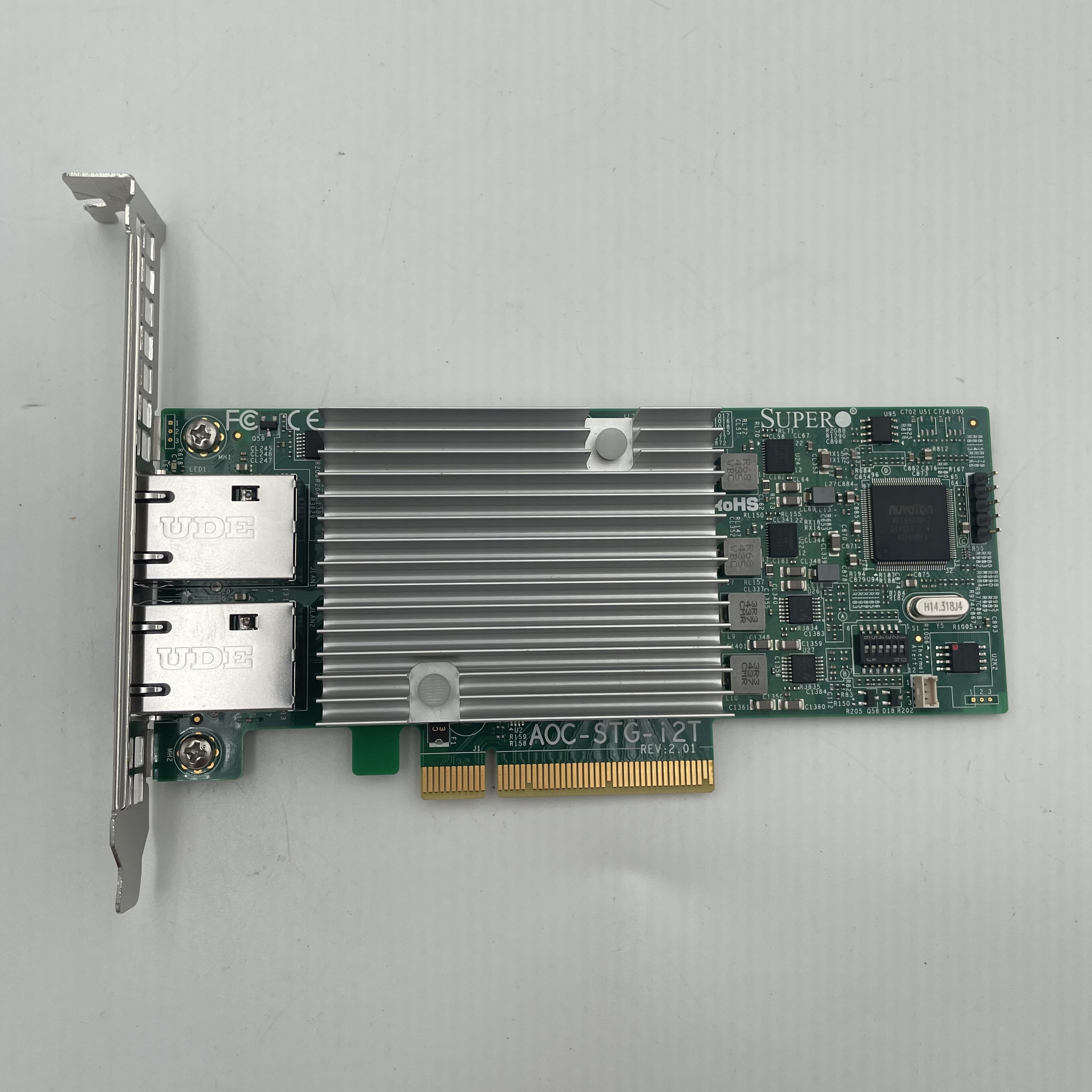 超微 Supermicro AOC-STG-i2T Intel X540-T2 双口万兆网卡 群晖