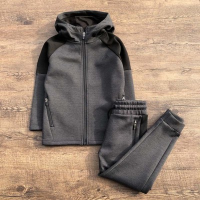 出口英国男童运动套装2件套