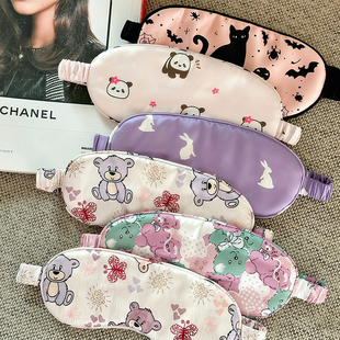 【第二件0元】SILK MARKET丝市19姆米桑蚕丝真丝眼罩遮光睡眠印花