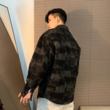 复古格纹牛仔外套男夹克男上衣服JK2289-P95，男装工装外套，电商D236-1（原A051-1）